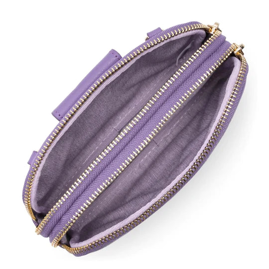 LANCASTER Dune Mini Pochette Doppia con Tracolla Iris