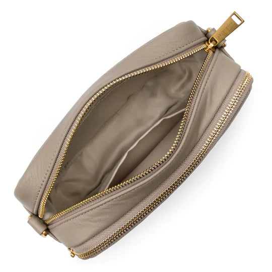 LANCASTER Soft Matelassè Borsa a Tracolla Galet Foncé