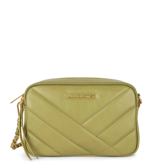 LANCASTER Soft Matelassè Borsa a Tracolla Olive
