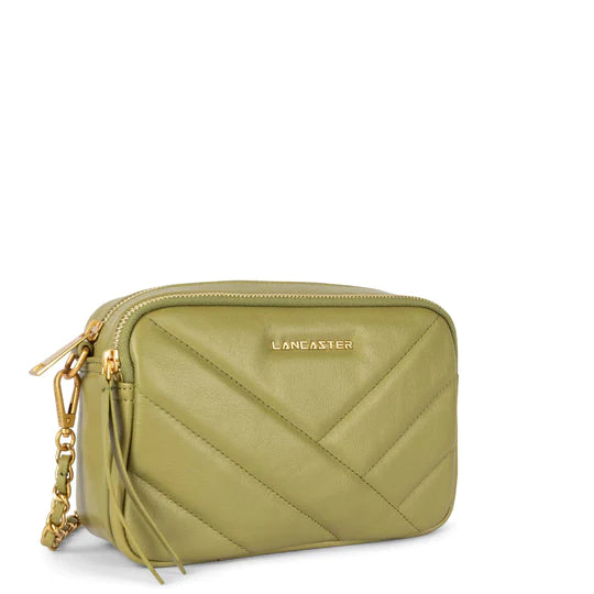 LANCASTER Soft Matelassè Borsa a Tracolla Olive