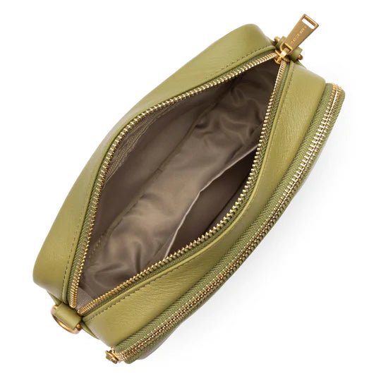 LANCASTER Soft Matelassè Borsa a Tracolla Olive