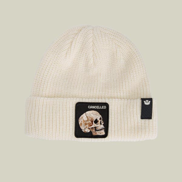 Goorin Bros EST. 1895 Cappello Beanie Cancelled Light Ivory