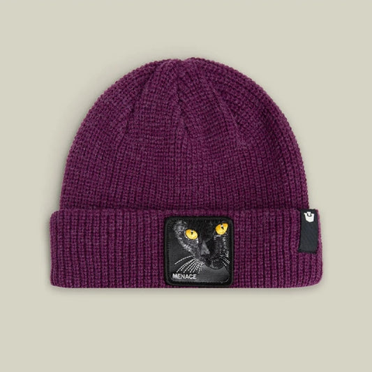 Goorin Bros EST. 1895 Cappello Beanie Cat Menace Purple
