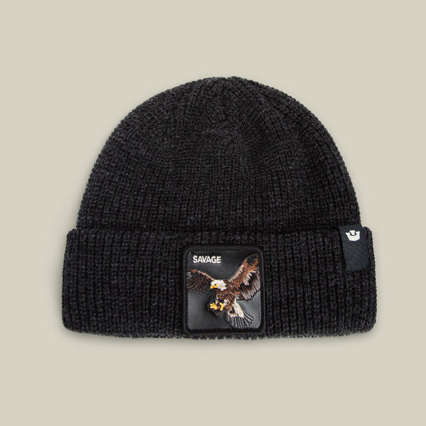 Goorin Bros EST. 1895 Cappello Beanie Savage Black Melange