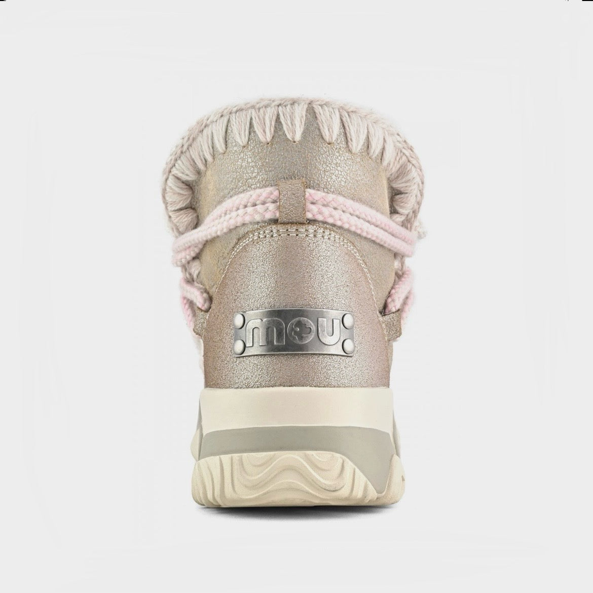 Mou Boots AI25-26 Trainer Scoubidoo Lace Stone Metalic