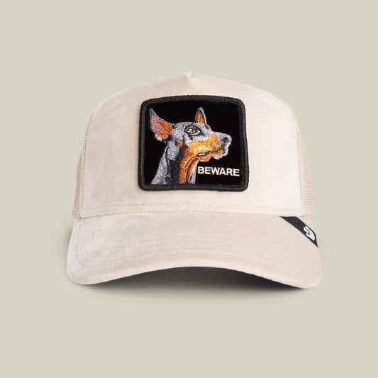 Goorin Bros EST. 1895 Cappello Trucker Animal Velour Beware Champagne