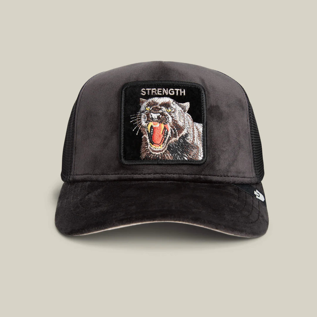 Goorin Bros EST. 1895 Cappello Trucker Animal Velour Strength Black