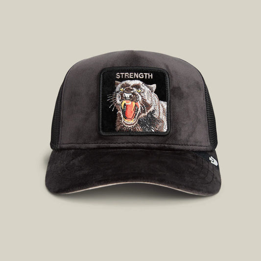 Goorin Bros EST. 1895 Cappello Trucker Animal Velour Strength Black
