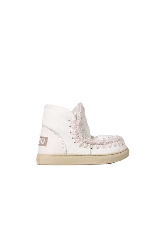 Mou Boots AI23-24 Eskimo Sneaker Kid Waxi White