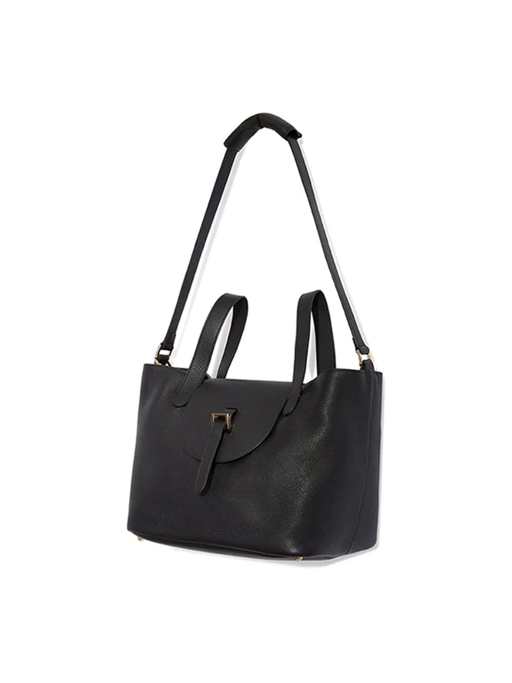 Meli Melo AI22-23 Tote Thela Media con Chiusura Zip Nera