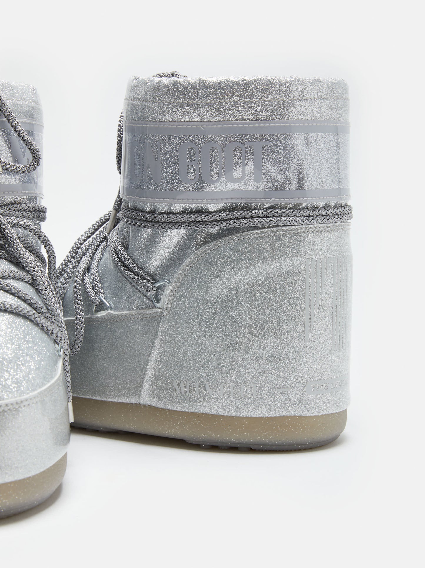 MOON BOOT AI24-25 Icon Low Glitter Silver