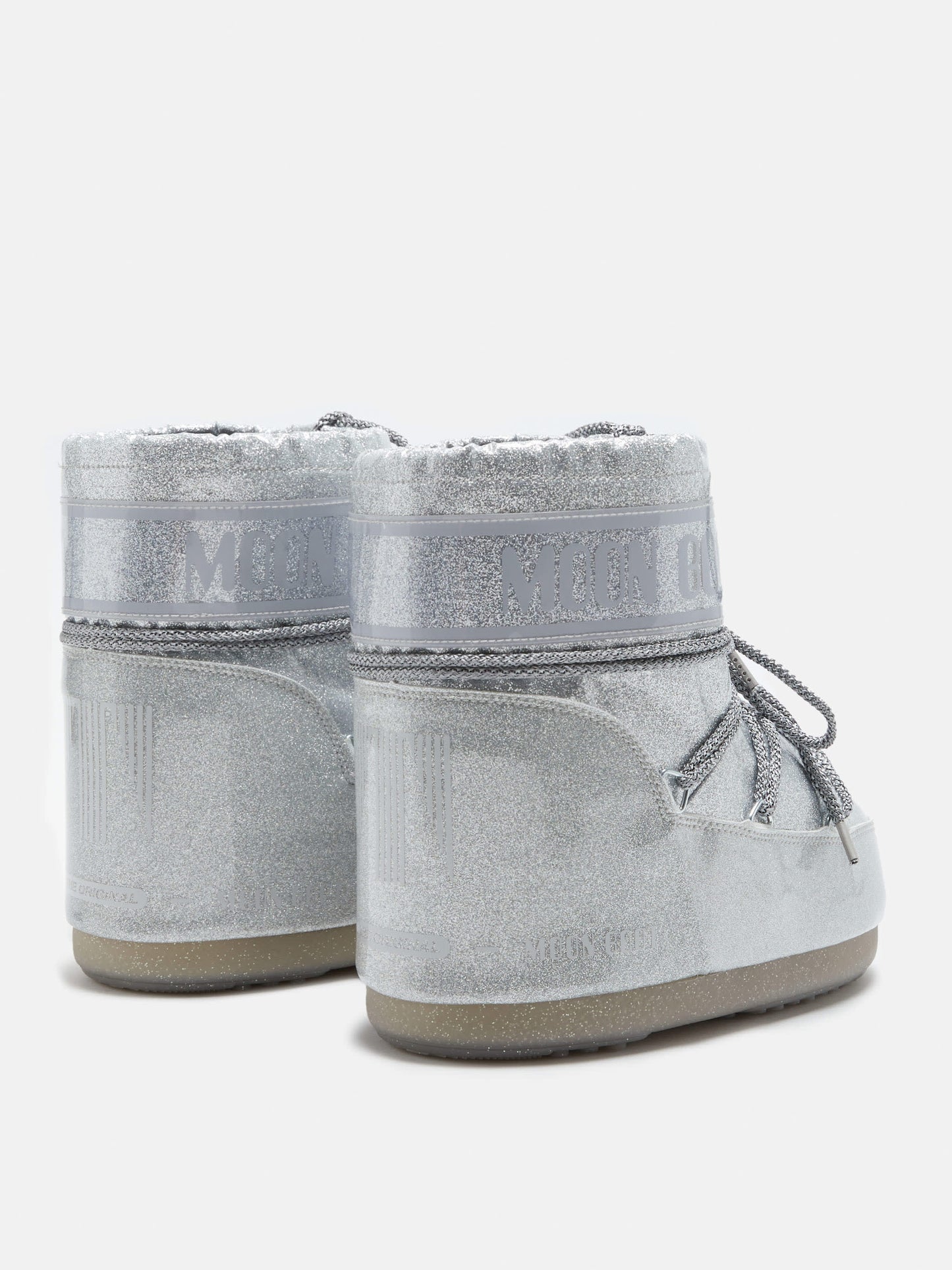 MOON BOOT AI24-25 Icon Low Glitter Silver