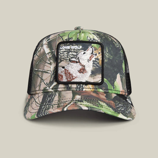 Goorin Bros EST. 1895 Cappello Trucker Animal Lone Wolf Camouflage
