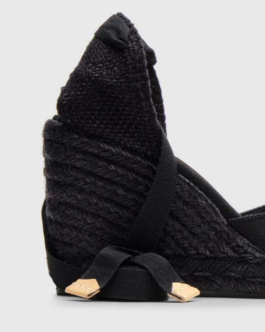 Castañer SS25 Espadrilla Carina Nero