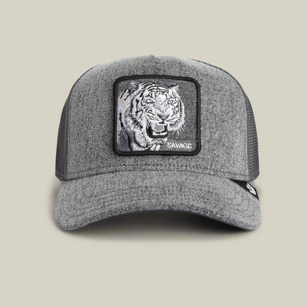 Goorin Bros EST. 1895 Cappello Trucker Animal Savage Grey Denim