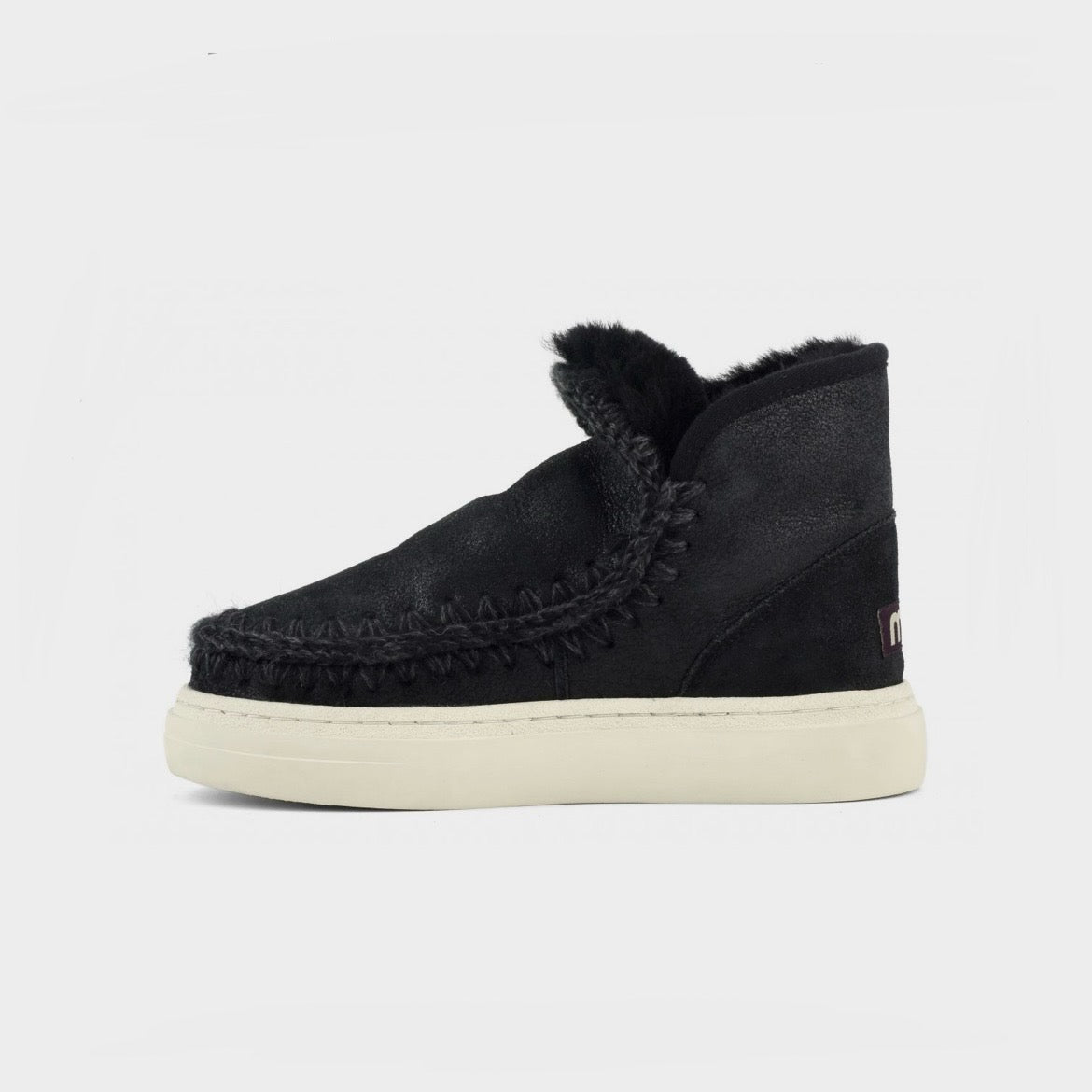 Mou Boots AI24-25 Eskimo Sneaker Bold Cracked Black