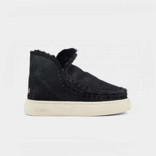 Mou Boots AI24-25 Eskimo Sneaker Bold Cracked Black