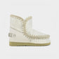 Mou Boots AI24-25 Eskimo 18 With Rhinestones Logo Waxi White