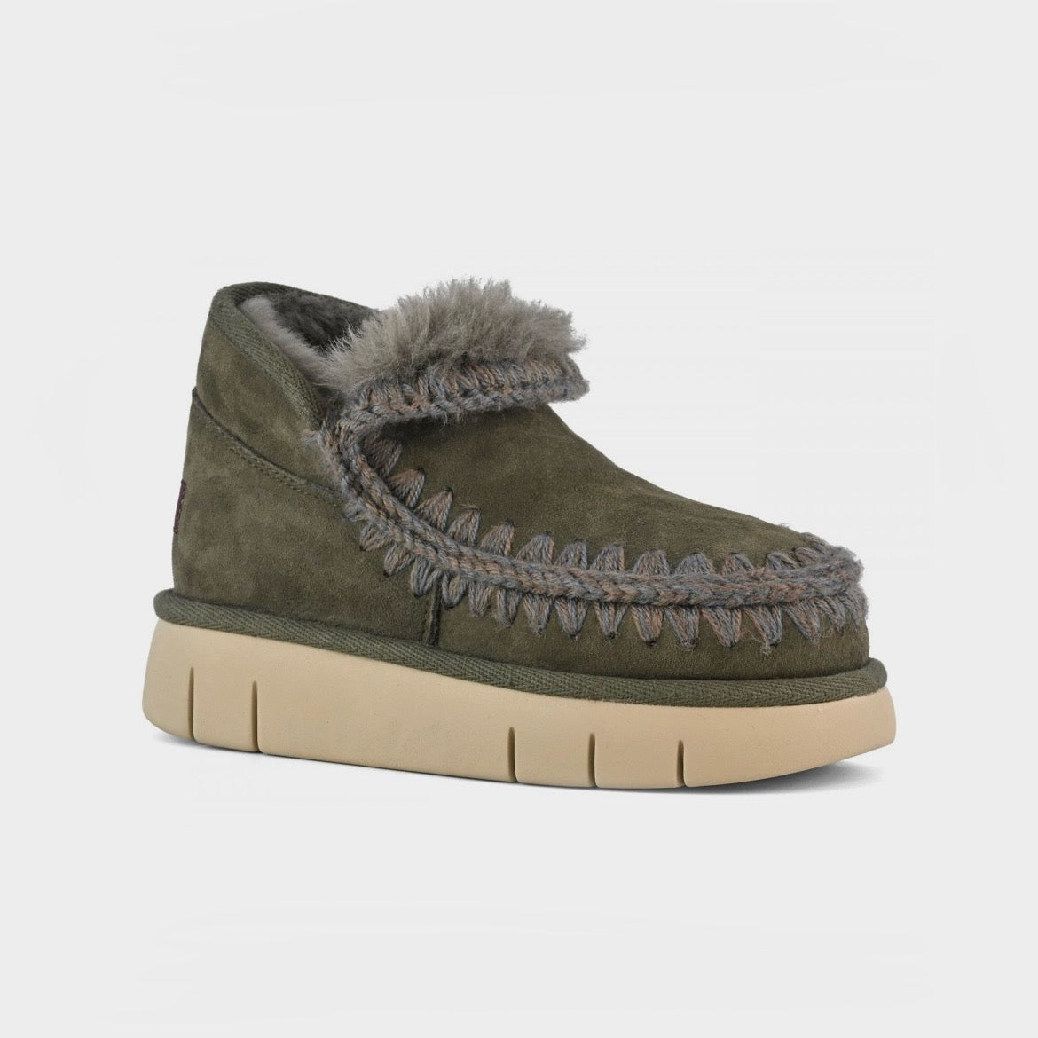 Mou Boots AI24-25 Eskimo Bounce Sneaker Black Olive