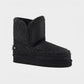 Mou Boots AI24-25 Eskimo 18 With Rhinestones Logo Cracked Black