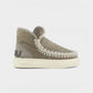 Mou Boots AI24-25 Eskimo Sneaker Bold Glitter Logo Elephant Grey