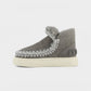 Mou Boots AI24-25 Eskimo Sneaker Bold Glitter Logo New Grey