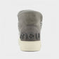 Mou Boots AI24-25 Eskimo Sneaker Bold Glitter Logo New Grey