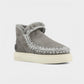 Mou Boots AI24-25 Eskimo Sneaker Bold Glitter Logo New Grey