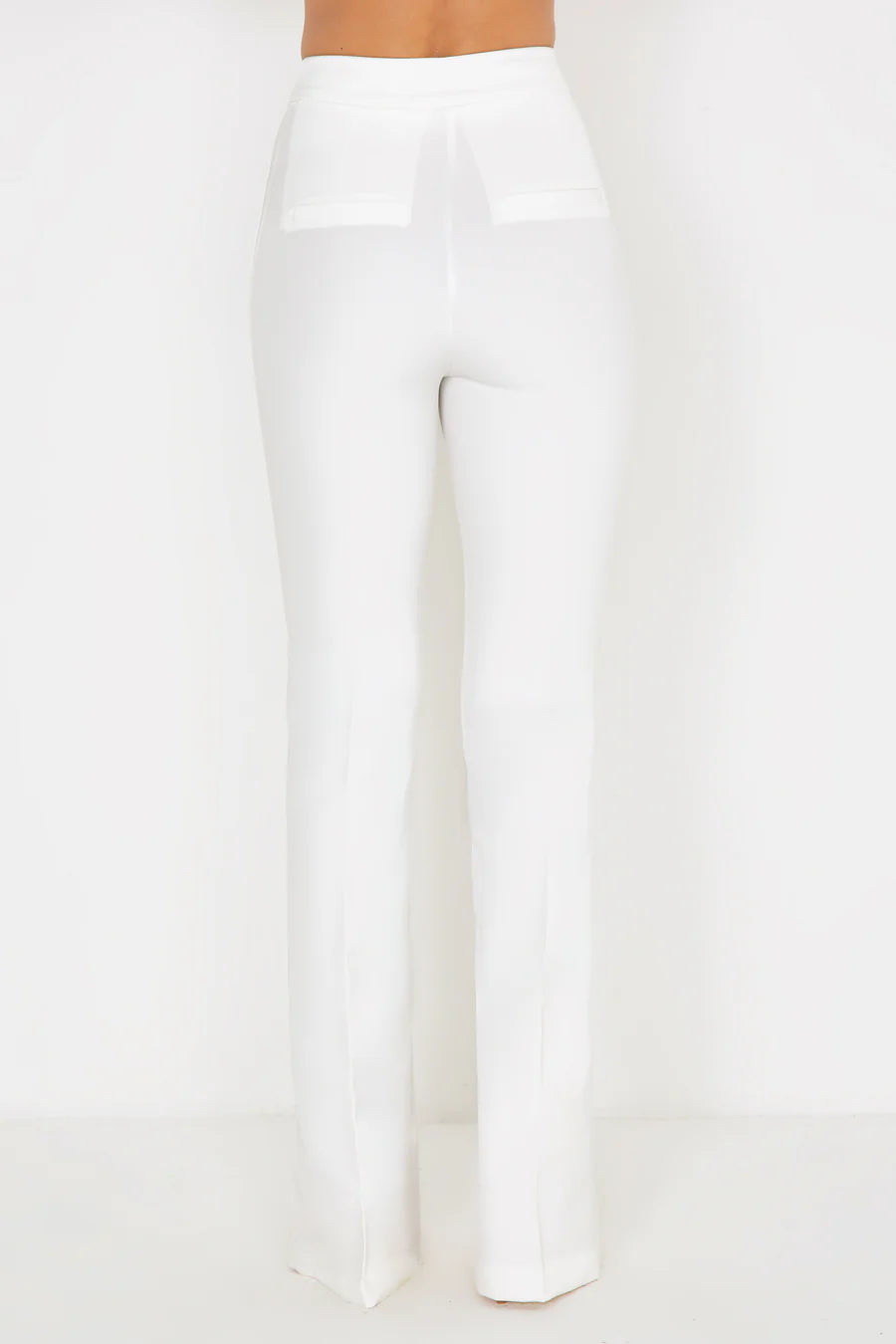 Silence Limited SS25 Pantalone Flare Basic Off White