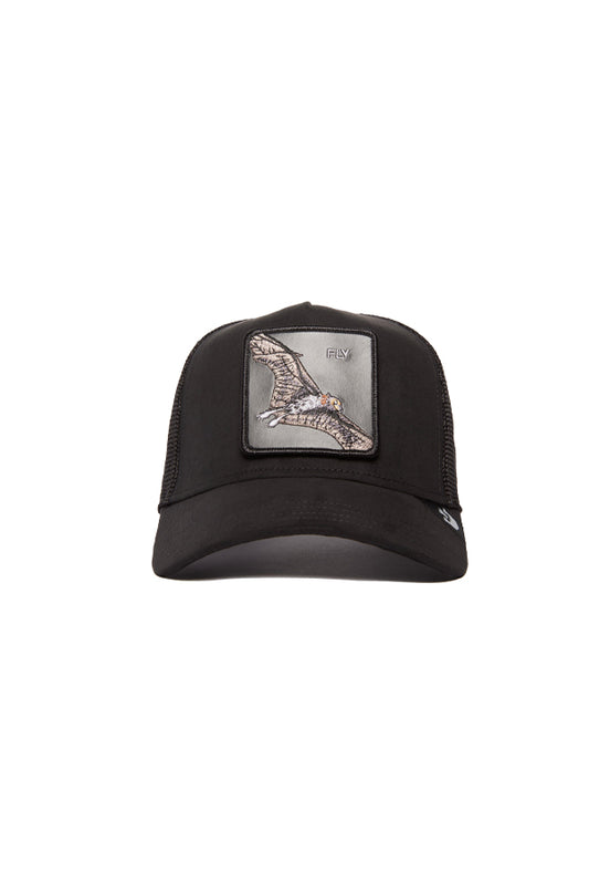 Goorin Bros EST. 1895 Cappello Trucker Animal The Suede Fly Black