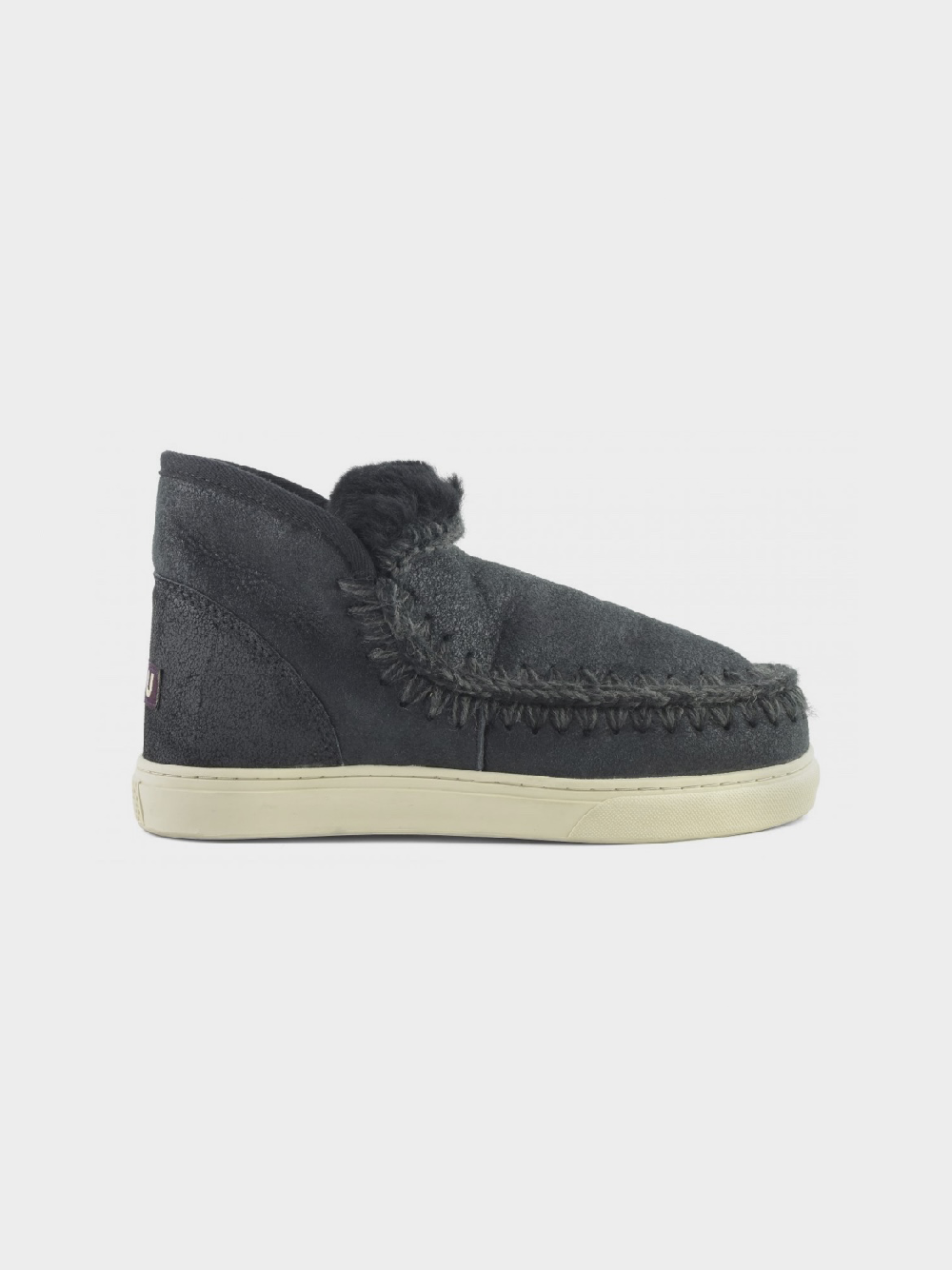 Mou Boots AI23-24 Eskimo Sneaker Cracked Black/Grey