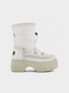 Mou Boots AI23-24 Eskimo Snow Boot Twist Short Nubuck True White
