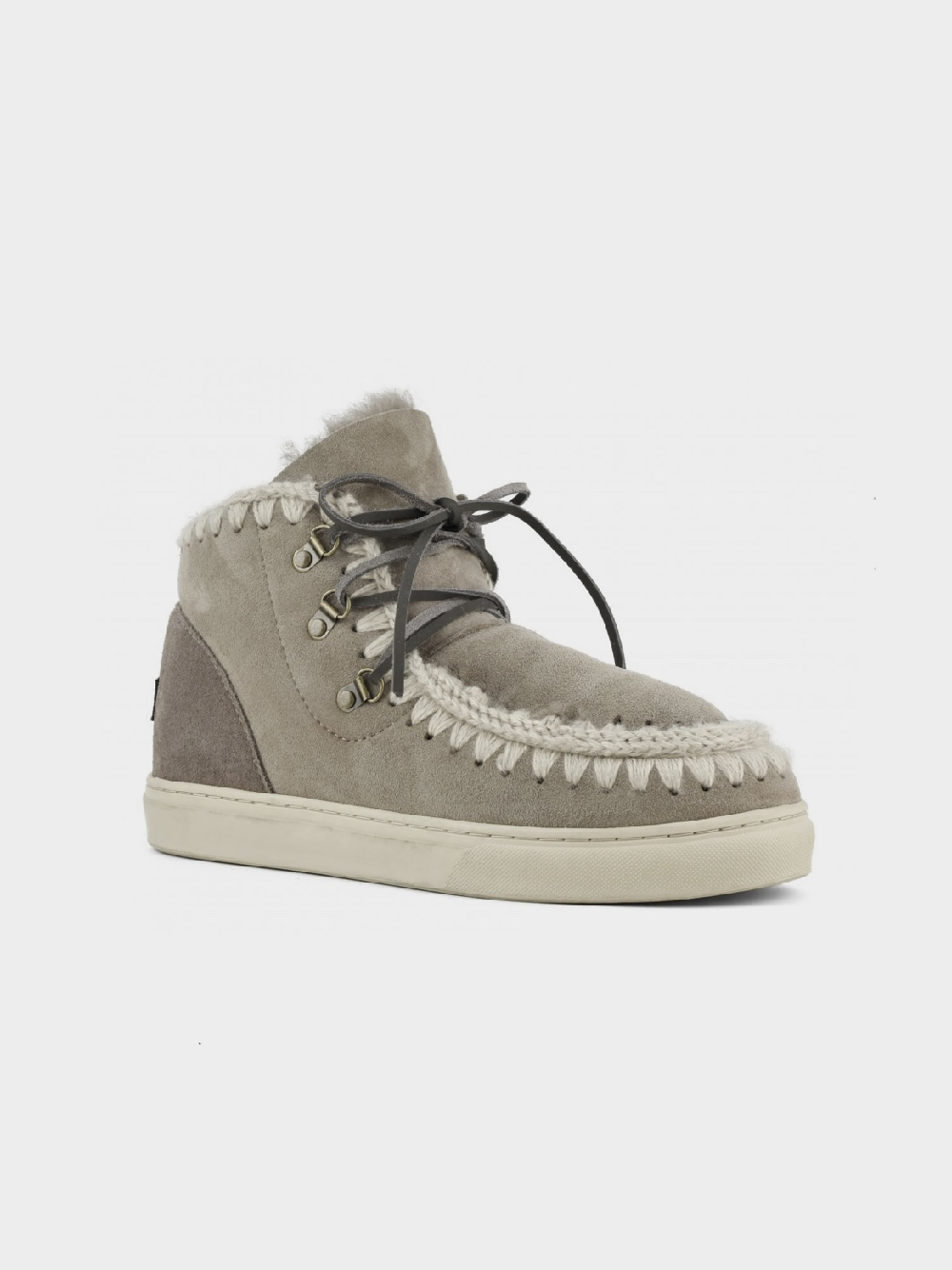 Mou Boots AI23-24 Eskimo Sneaker Lace-up Men's Elephant Grey
