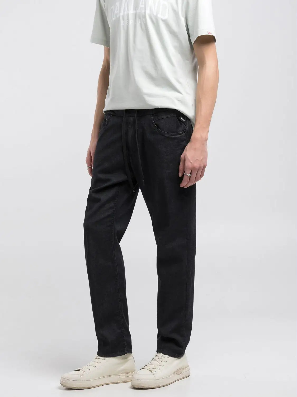 Replay SS25-26 Jeans Slim Fit Lanny Black Man