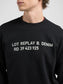 Replay SS25-26 Felpa Girocollo Regular Fit Lettering Black Man