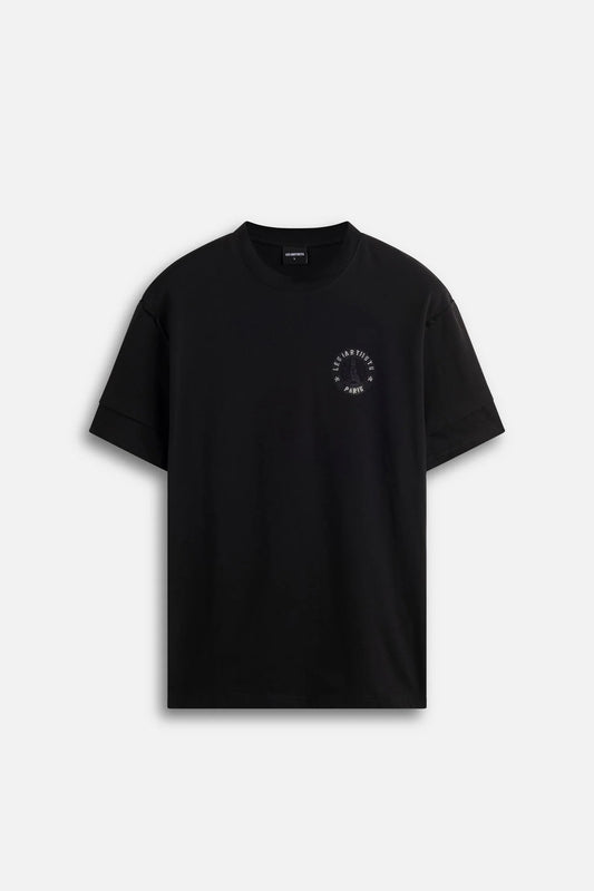 LES (ART)ISTS AI25-26 T-shirt Paris Essential Crystal Strass Black