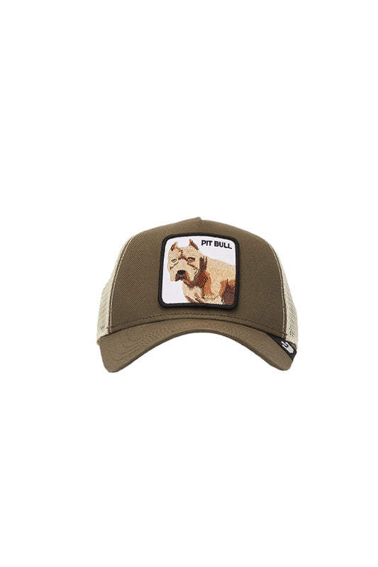 Goorin Bros EST. 1895 Cappello Trucker Animal Pitbull Army/beige