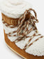 MOON BOOT AI24-25 Icon Low Shearling Whisky/Off White