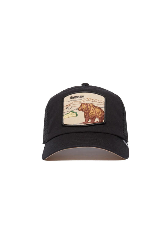 Goorin Bros EST. 1895 Cappello Trucker Animal Camp Crasher Smokey Black