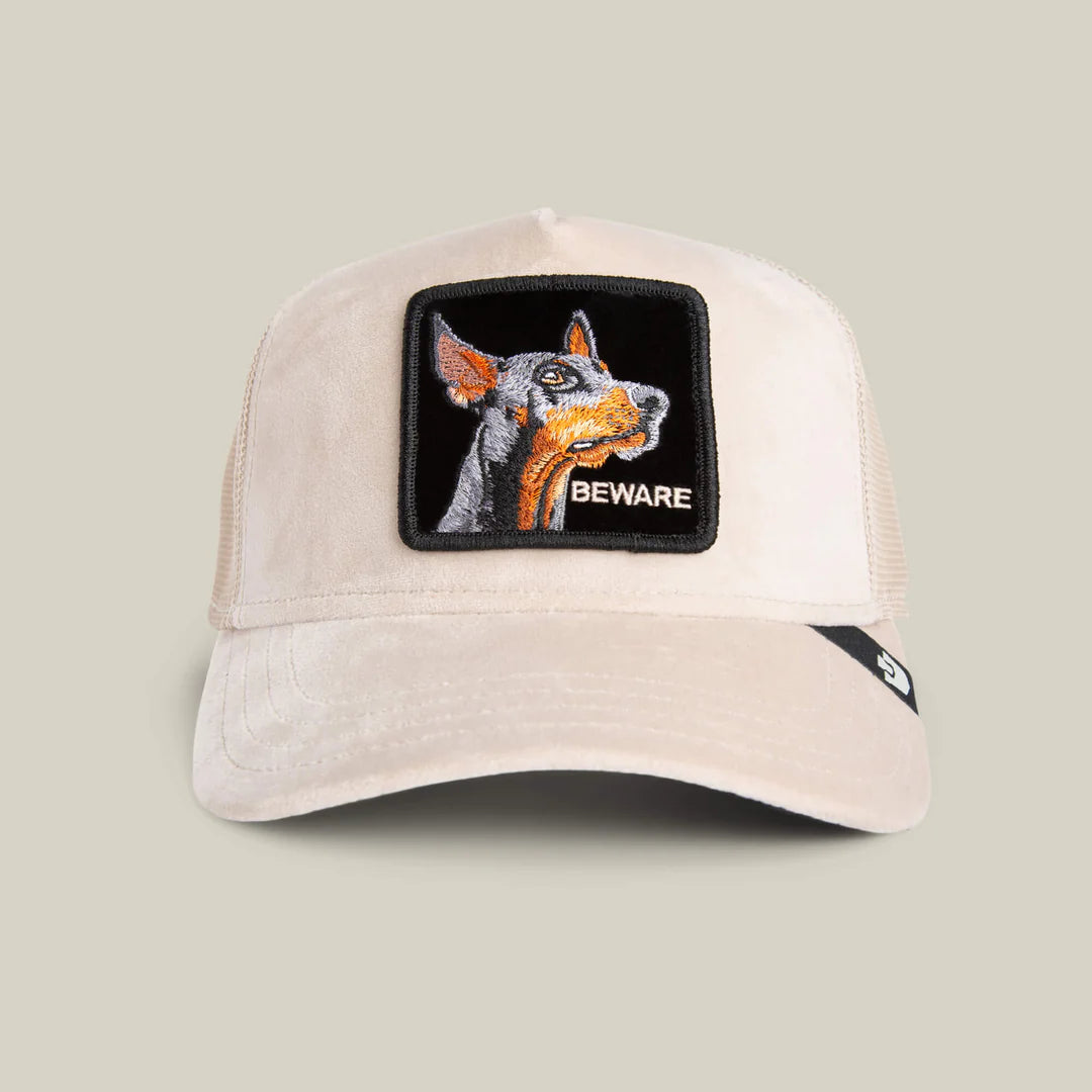 Goorin Bros EST. 1895 Cappello Trucker Animal Velour Beware Champagne