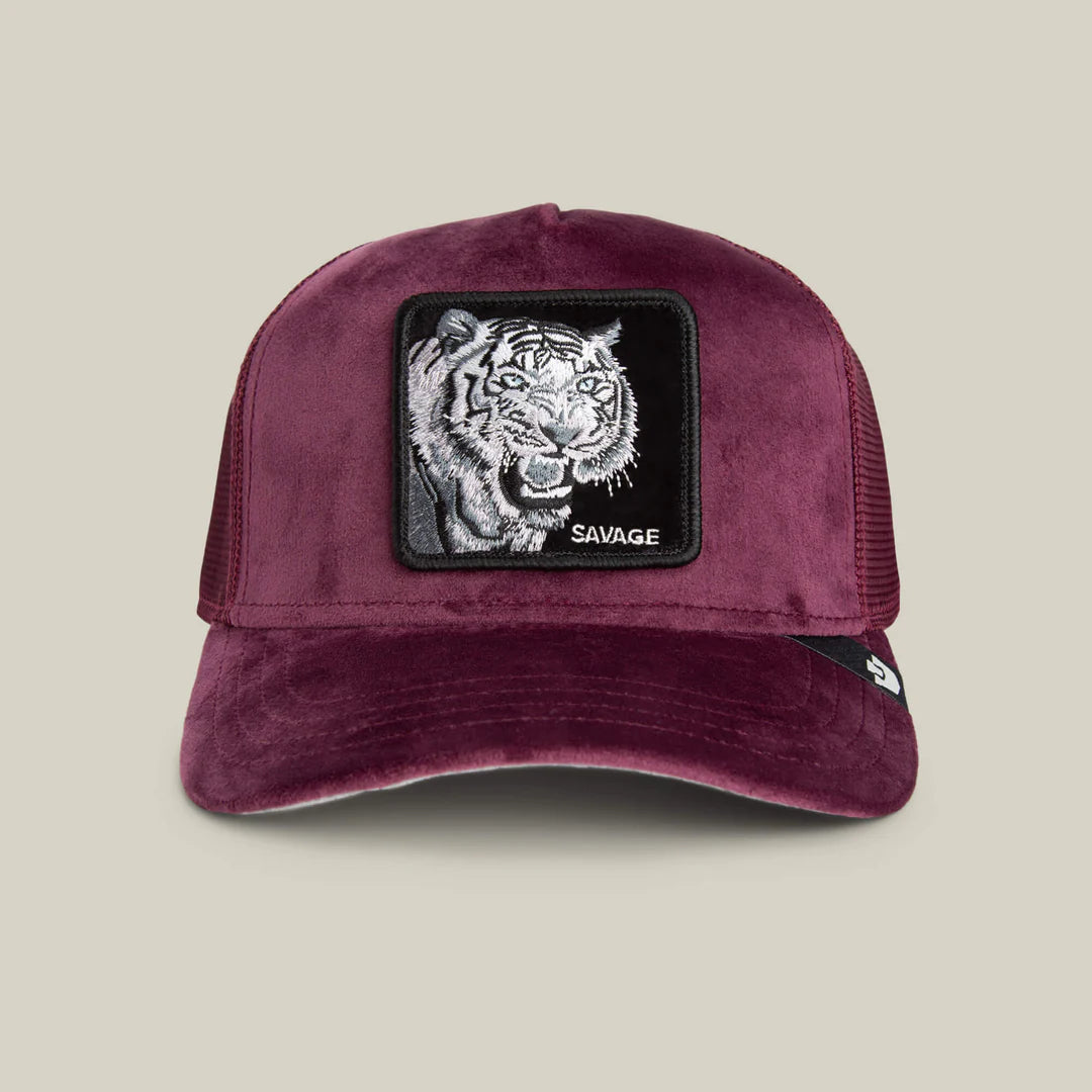 Goorin Bros EST. 1895 Cappello Trucker Animal Velour Savage Bordeaux