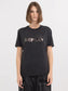 Replay PE24 T-shirt con Stampa Foil Black Woman