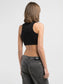 Replay SS25-26 Canotta Cropped Black Woman