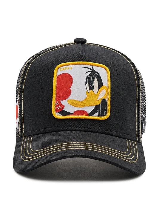 CAPSLAB Cappello Trucker Daffy Duck Looney Tunes Black