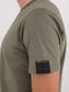 Replay PE24 T-Shirt in Jersey con Taglio a Vivo Light Military Man