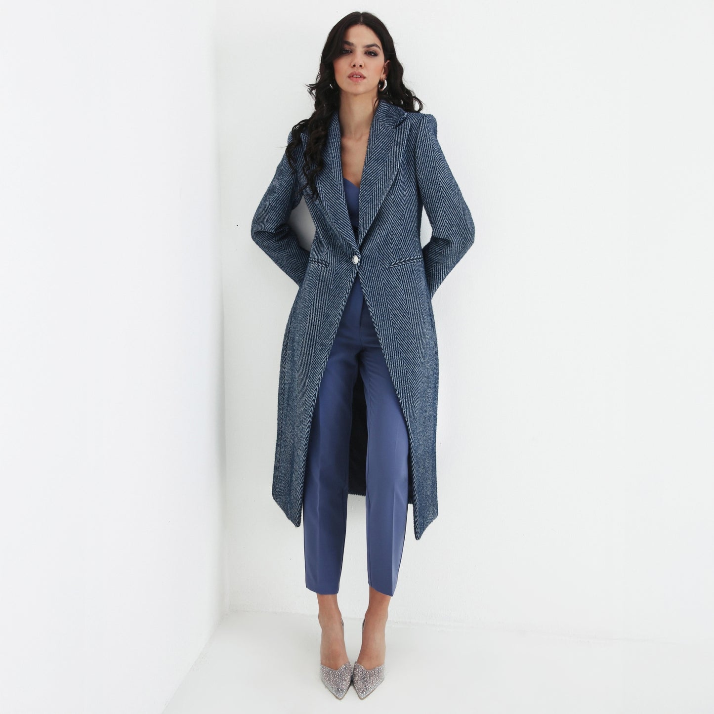 Silence Limited AI25-26 Cappotto Herry Denim