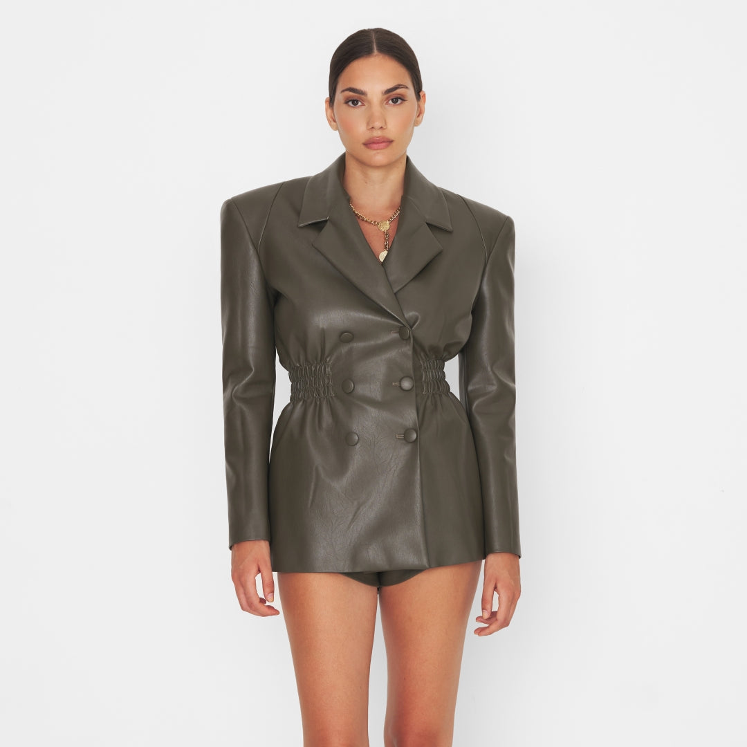 Silence Limited AI25-26 Giacca Ecopelle Paris Military